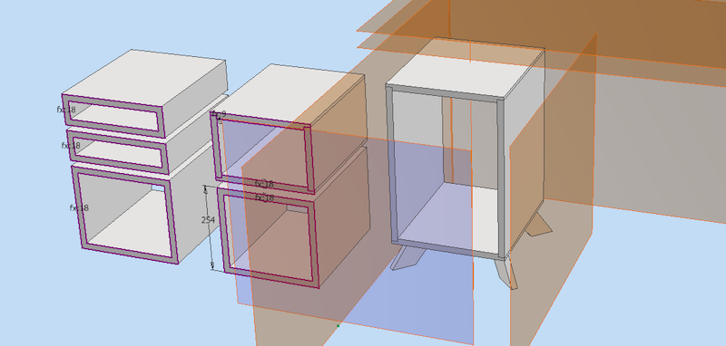 CAD design sketches