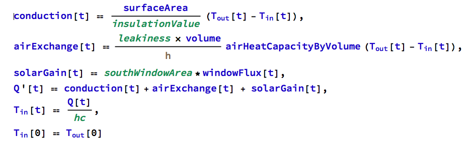 basic heat equations